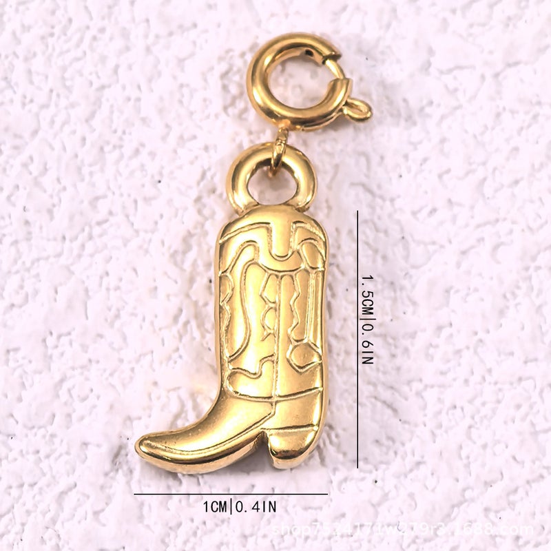 Gold Color-Preserving Aquarium Vacuum Electroplating Women'S Fashion Diy Fish Popular Stainless Steel Pendant Necklace 18K Furnace - Image 3